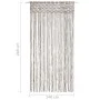 Taupe gray cotton macrame curtain 140x240 cm by , Curtains and curtains - Ref: Foro24-323979, Price: 44,01 €, Discount: %
