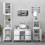 Waschbeckenschrank aus weißem Sperrholz, 80 x 33 x 60 cm von , Badezimmerwaschtische - Ref: Foro24-821276, Preis: 98,63 €, Ra...