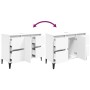 Waschbeckenschrank aus weißem Sperrholz, 80 x 33 x 60 cm von , Badezimmerwaschtische - Ref: Foro24-821276, Preis: 98,63 €, Ra...