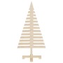 Árboles de Navidad de madera 3 pzas madera maciza 