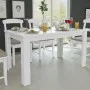 Weißer Esstisch 140x80x75 cm von vidaXL, Küchen- und Esstische - Ref: Foro24-243056, Preis: 128,82 €, Rabatt: %