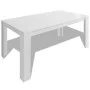 Weißer Esstisch 140x80x75 cm von vidaXL, Küchen- und Esstische - Ref: Foro24-243056, Preis: 128,82 €, Rabatt: %