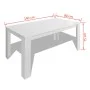 Weißer Esstisch 140x80x75 cm von vidaXL, Küchen- und Esstische - Ref: Foro24-243056, Preis: 128,82 €, Rabatt: %