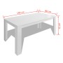 Weißer Esstisch 140x80x75 cm von vidaXL, Küchen- und Esstische - Ref: Foro24-243056, Preis: 131,13 €, Rabatt: %