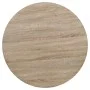Round MDF and steel bistro bar table 80x75 cm oak color by , Kitchen and dining tables - Ref: Foro24-245613, Price: 135,90 €,...