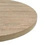 Round MDF and steel bistro bar table 80x75 cm oak color by , Kitchen and dining tables - Ref: Foro24-245613, Price: 135,90 €,...