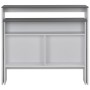Bar table with 2 white and gray tops 130x40x120 cm by , Kitchen and dining tables - Ref: Foro24-280221, Price: 182,00 €, Disc...