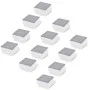 Focos empotrables LED 12 uds 100x100x68 mm de vidaXL, Iluminación de exterior - Ref: Foro24-272494, Precio: 220,98 €, Descuen...