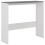 Bartisch mit 2 weißen und grauen Platten 130x40x120 cm von , Küchen- und Esstische - Ref: Foro24-280221, Preis: 182,00 €, Rab...