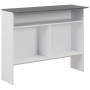 Bartisch mit 2 weißen und grauen Platten 130x40x120 cm von , Küchen- und Esstische - Ref: Foro24-280221, Preis: 182,00 €, Rab...