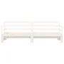 Sofá cama nido madera maciza de pino blanco 90x200 cm de , Camas y somieres - Ref: Foro24-836148, Precio: 192,12 €, Descuento: %
