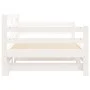 Sofá cama nido madera maciza de pino blanco 90x200 cm de , Camas y somieres - Ref: Foro24-836148, Precio: 192,12 €, Descuento: %
