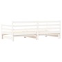 Sofá cama nido madera maciza de pino blanco 90x200 cm de , Camas y somieres - Ref: Foro24-836148, Precio: 200,04 €