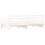 Sofá cama nido madera maciza de pino blanco 90x200 cm de , Camas y somieres - Ref: Foro24-836148, Precio: 192,12 €, Descuento: %