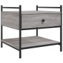 Sonoma gray engineered wood coffee table 50x50x50 cm by , Coffee table - Ref: Foro24-833968, Price: 47,44 €, Discount: %