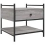 Sonoma gray engineered wood coffee table 50x50x50 cm by , Coffee table - Ref: Foro24-833968, Price: 46,91 €, Discount: %