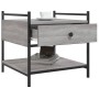 Sonoma gray engineered wood coffee table 50x50x50 cm by , Coffee table - Ref: Foro24-833968, Price: 47,44 €, Discount: %