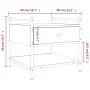 Sonoma gray engineered wood coffee table 50x50x50 cm by , Coffee table - Ref: Foro24-833968, Price: 46,91 €, Discount: %