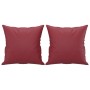 Sofa set with cushions 2 pieces red synthetic leather by , Sofas - Ref: Foro24-3201371, Price: 486,17 €, Discount: %