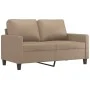 Cappuccino synthetic leather 3-piece sofa set with cushions by , Sofas - Ref: Foro24-3201402, Price: 566,98 €, Discount: %