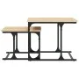Stackable coffee table 2 pieces engineered wood Sonoma oak by , Coffee table - Ref: Foro24-833369, Price: 43,33 €, Discount: %