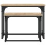 Stackable coffee table 2 pieces engineered wood Sonoma oak by , Coffee table - Ref: Foro24-833369, Price: 43,89 €, Discount: %