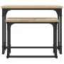 Stackable coffee table 2 pieces engineered wood Sonoma oak by , Coffee table - Ref: Foro24-833369, Price: 43,33 €, Discount: %