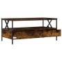 Couchtisch aus geräuchertem Eichenholzwerkstoff, 100 x 51 x 45 cm von , Couchtisch - Ref: Foro24-835301, Preis: 93,64 €, Raba...