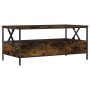 Couchtisch aus geräuchertem Eichenholzwerkstoff, 100 x 51 x 45 cm von , Couchtisch - Ref: Foro24-835301, Preis: 93,64 €, Raba...