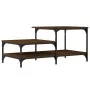 Couchtisch aus braunem Eichensperrholz, 100 x 50,5 x 45 cm von , Couchtisch - Ref: Foro24-835383, Preis: 39,64 €, Rabatt: %