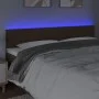 Headboard with LED in dark brown fabric 200x5x78/88 cm by , Headboards and footboards - Ref: Foro24-3121777, Price: 66,62 €, ...