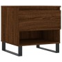Mesa de centro madera de ingeniería roble marrón 50x46x50 cm de , Mesas de centro - Ref: Foro24-830938, Precio: 41,90 €