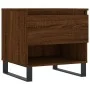Mesa de centro madera de ingeniería roble marrón 50x46x50 cm de , Mesas de centro - Ref: Foro24-830938, Precio: 41,58 €, Desc...