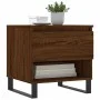 Mesa de centro madera de ingeniería roble marrón 50x46x50 cm de , Mesas de centro - Ref: Foro24-830938, Precio: 41,58 €, Desc...