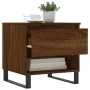 Mesa de centro madera de ingeniería roble marrón 50x46x50 cm de , Mesas de centro - Ref: Foro24-830938, Precio: 41,58 €, Desc...