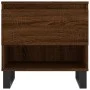 Mesa de centro madera de ingeniería roble marrón 50x46x50 cm de , Mesas de centro - Ref: Foro24-830938, Precio: 41,58 €, Desc...