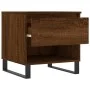 Mesa de centro madera de ingeniería roble marrón 50x46x50 cm de , Mesas de centro - Ref: Foro24-830938, Precio: 41,58 €, Desc...