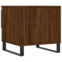 Mesa de centro madera de ingeniería roble marrón 50x46x50 cm de , Mesas de centro - Ref: Foro24-830938, Precio: 41,58 €, Desc...