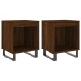 Nachttische 2 Stk. Holzwerkstoff Eiche braun 40x35x50 cm von , Nachttische - Ref: Foro24-830747, Preis: 46,48 €, Rabatt: %