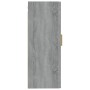 Engineered wood Sonoma gray wall cabinet 35x34x90 cm by , Shelves and shelves - Ref: Foro24-817451, Price: 44,15 €, Discount: %
