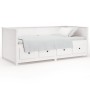 Schlafsofa aus massivem weißem Kiefernholz, 100 x 200 cm von , Betten und Lattenroste - Ref: Foro24-820897, Preis: 376,61 €, ...