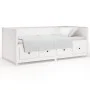 Sofá cama de madera maciza de pino blanco 100x200 cm de , Camas y somieres - Ref: Foro24-820897, Precio: 371,11 €, Descuento: %