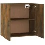 Smoked oak plywood wall cabinet 60x31x60 cm by , Lockers and storage cabinets - Ref: Foro24-817594, Price: 55,35 €, Discount: %