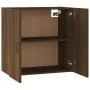 Brown oak plywood wall cabinet 60x31x60 cm by , Lockers and storage cabinets - Ref: Foro24-817596, Price: 59,79 €, Discount: %