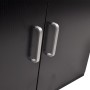 9-teiliges schwarzes Badezimmer- und Waschbeckenmöbelset von vidaXL, Badezimmermöbel - Ref: Foro24-272229, Preis: 382,54 €, R...