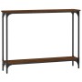 Konsolentisch aus brauner Eiche 100x22,5x75 cm von , Seitentische - Ref: Foro24-834019, Preis: 42,96 €, Rabatt: %