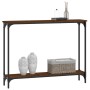 Konsolentisch aus brauner Eiche 100x22,5x75 cm von , Seitentische - Ref: Foro24-834019, Preis: 42,96 €, Rabatt: %