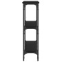 Black engineered wood console table 100x22.5x75 cm by , Side tables - Ref: Foro24-834025, Price: 46,83 €, Discount: %