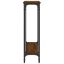 Engineered wood brown oak console table 100x22.5x75 cm by , Side tables - Ref: Foro24-834019, Price: 42,96 €, Discount: %