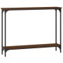 Konsolentisch aus brauner Eiche 100x22,5x75 cm von , Seitentische - Ref: Foro24-834019, Preis: 42,96 €, Rabatt: %
